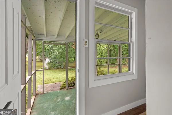 a view of an entryway