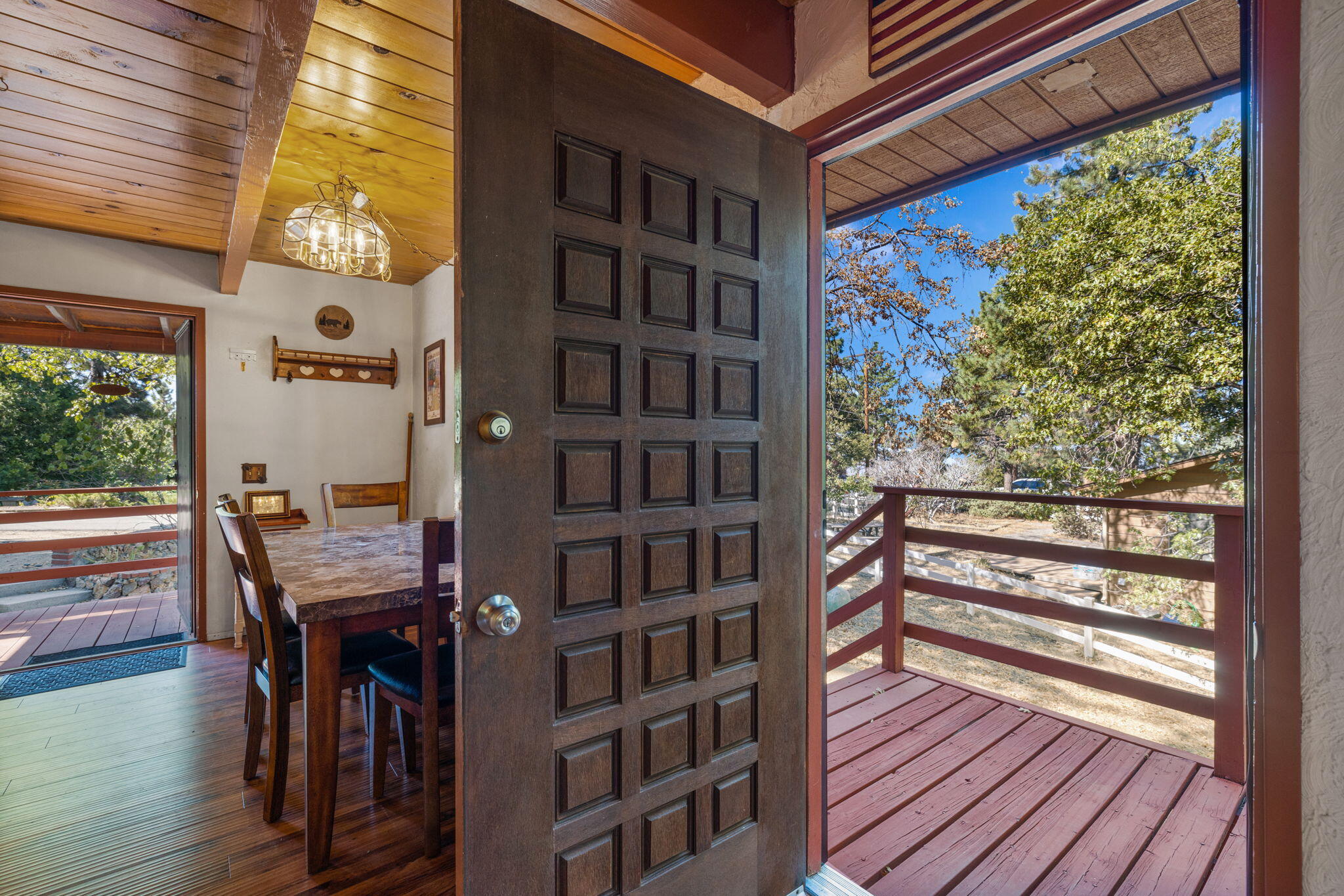 54370 Valley-View Idyllwild, CA 92549 - Photo 10 of 35 a view of a balcony with chairs