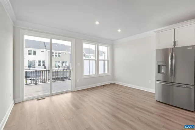 a view of city from balcony