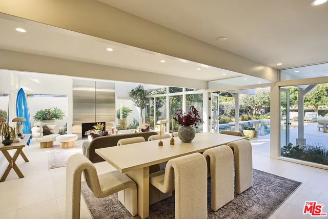 a room with gym equipment