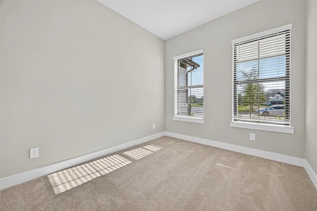 a view of hallway with closet