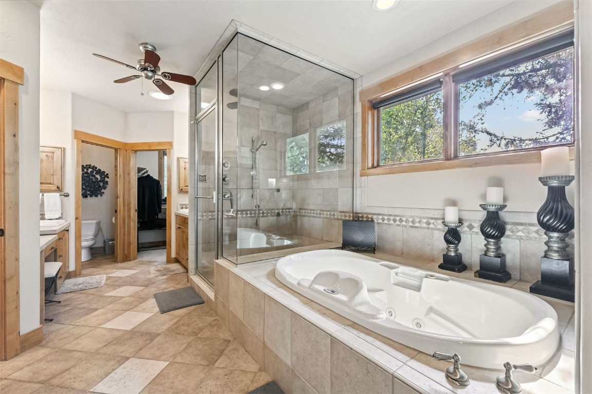1730 Red Hawk Road Silverthorne, CO 80498 - Photo 13 of 50 a bathroom with a tub and a shower