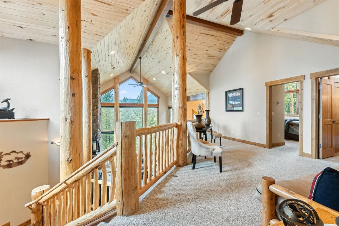 1730 Red Hawk Road Silverthorne, CO 80498 - Photo 40 of 50 a view of an chairs and table in a balcony