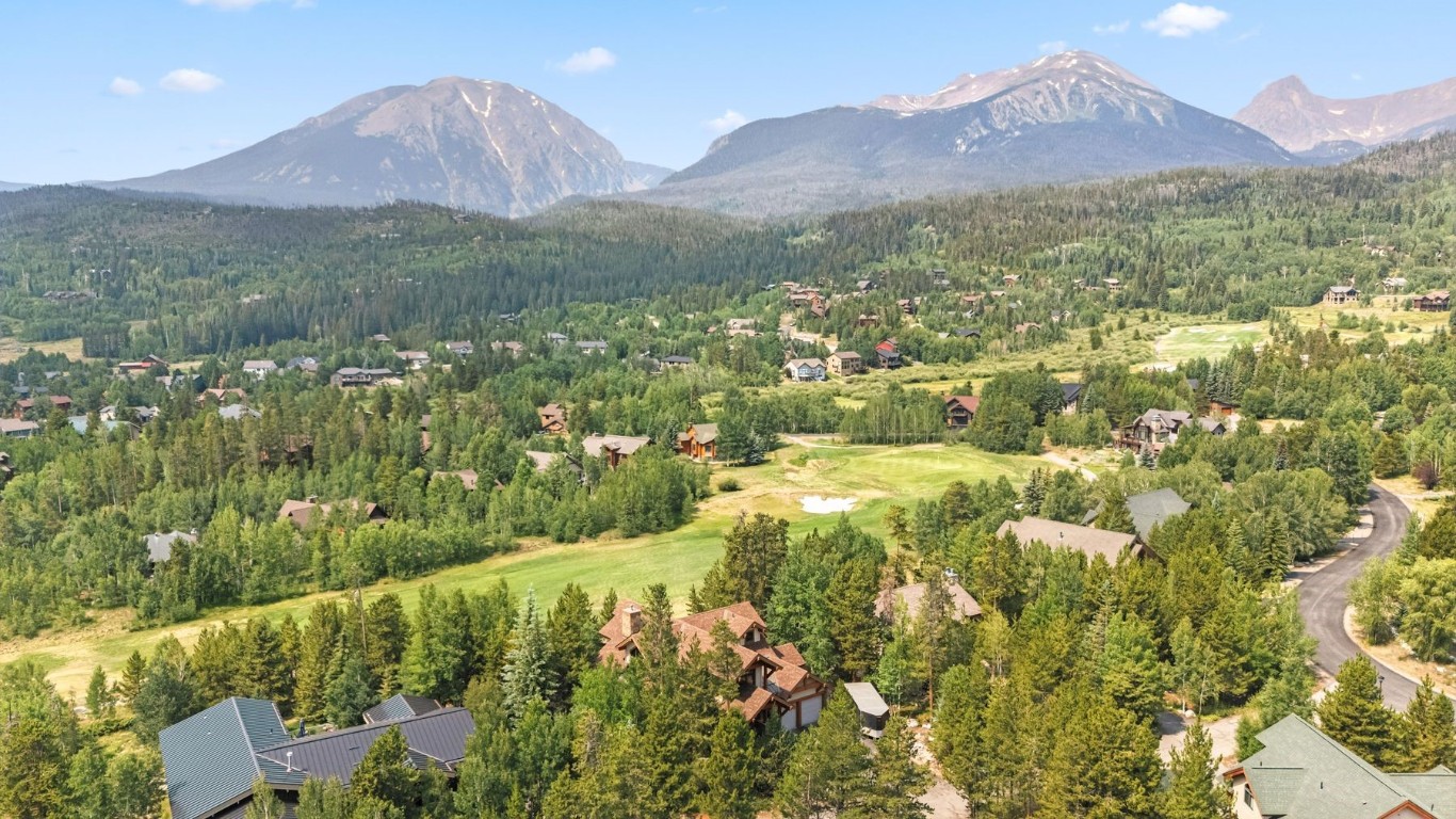 1730 Red Hawk Road Silverthorne, CO 80498 - Photo 46 of 50 a view of a lush green hillside and houses