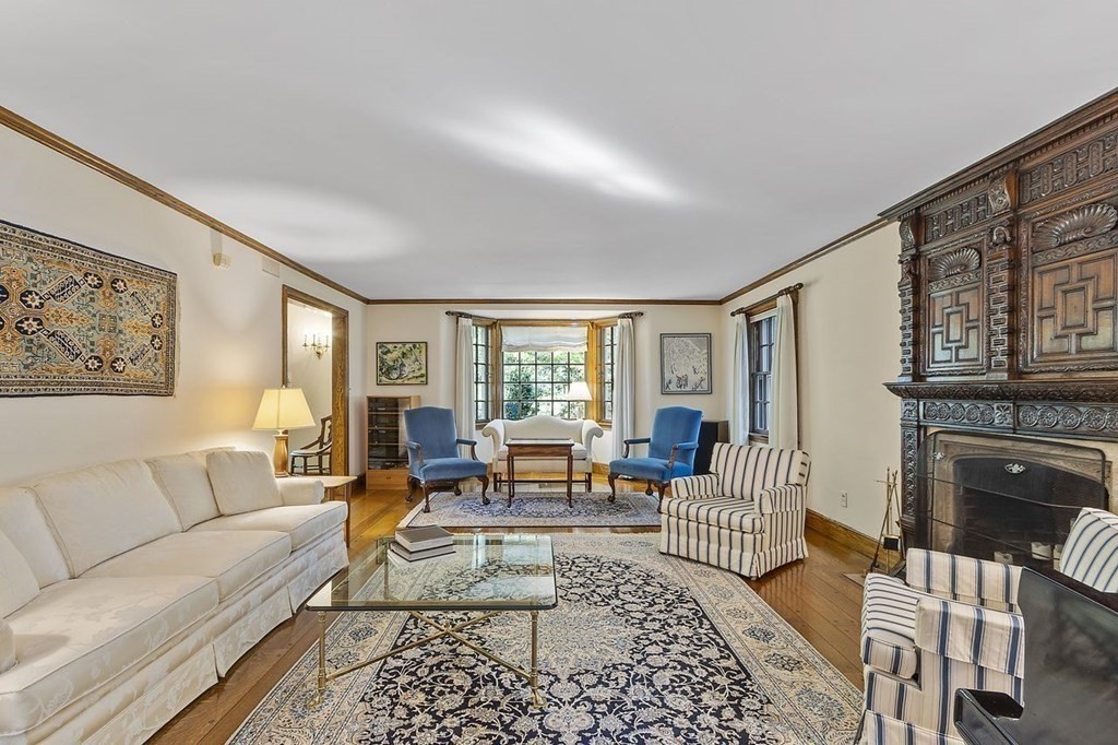 9 Aylesbury Road Worcester, MA 01609 - Photo 11 of 40 a living room with furniture or couch and a fireplace