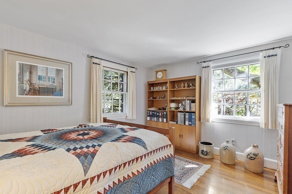 9 Aylesbury Road Worcester, MA 01609 - Photo 33 of 40 a bedroom with a bed and wooden floor