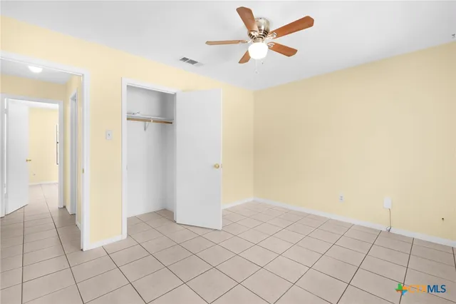 a view of an empty room