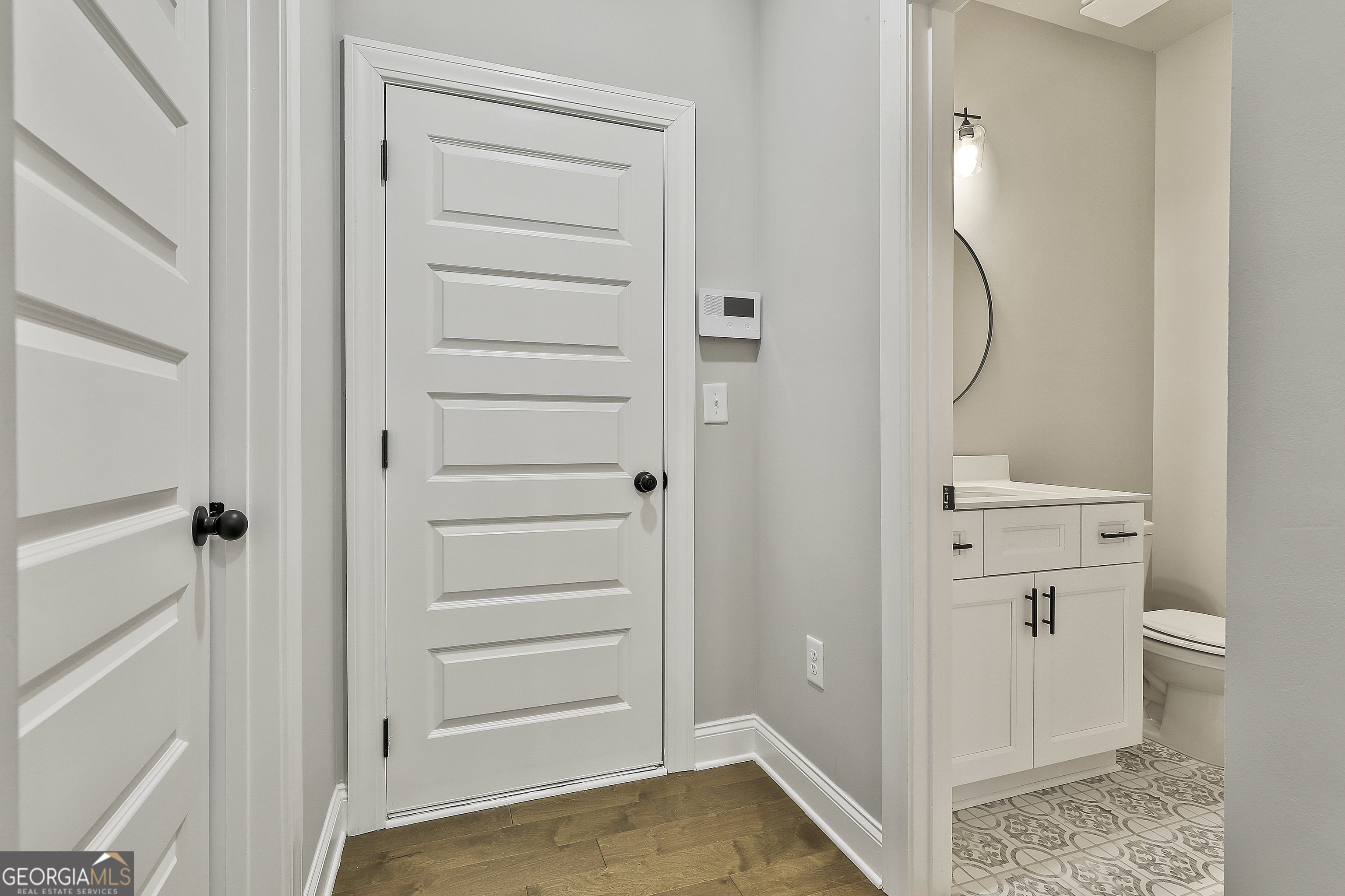 837 Alex Stephens Road Moreland, GA 30259 - Photo 29 of 50 a view of a bathroom from the hallway