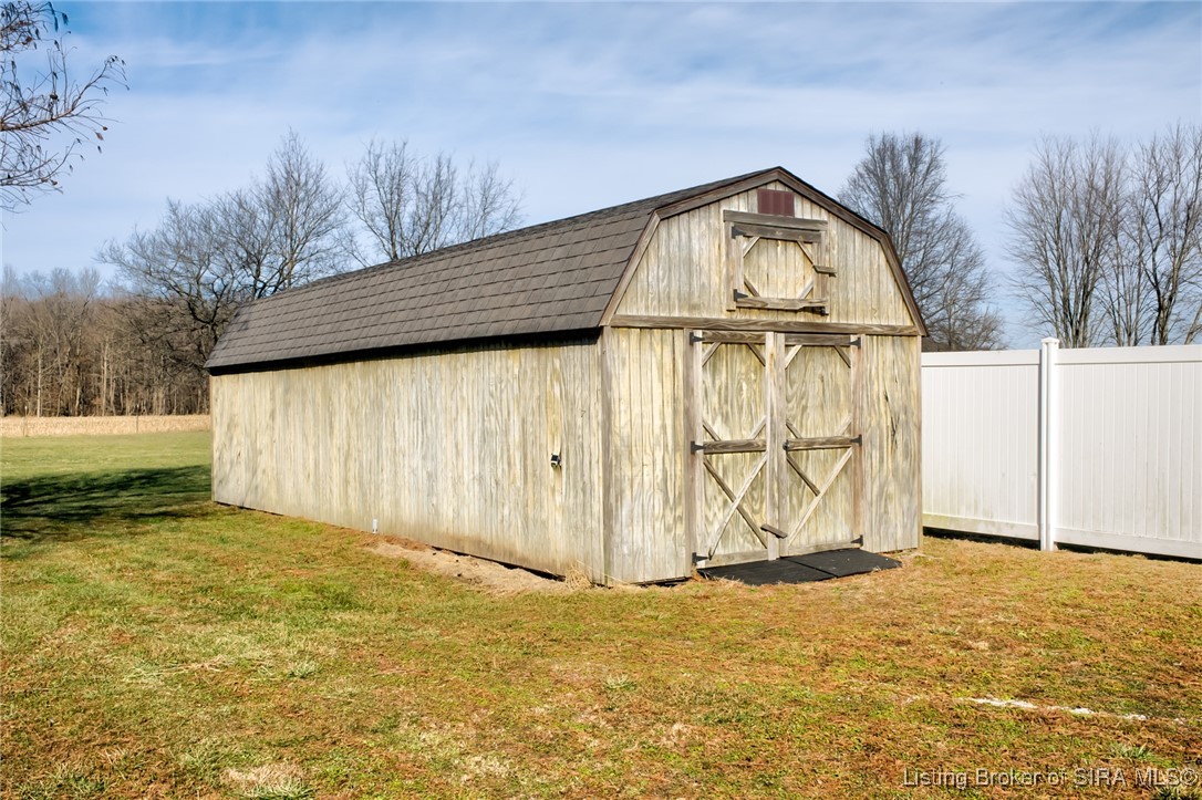 7227 Tunnel Mill Road Marysville, IN 47141 - Photo 33 of 43 Large shed w/ electric