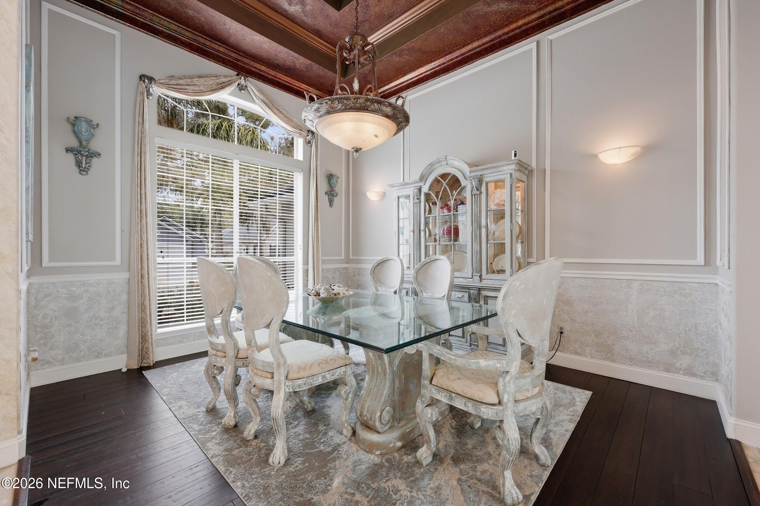 40 Tallwood Road Jacksonville Beach, FL 32250 - Photo 5 of 75 a view of a dining room with furniture and wooden floor