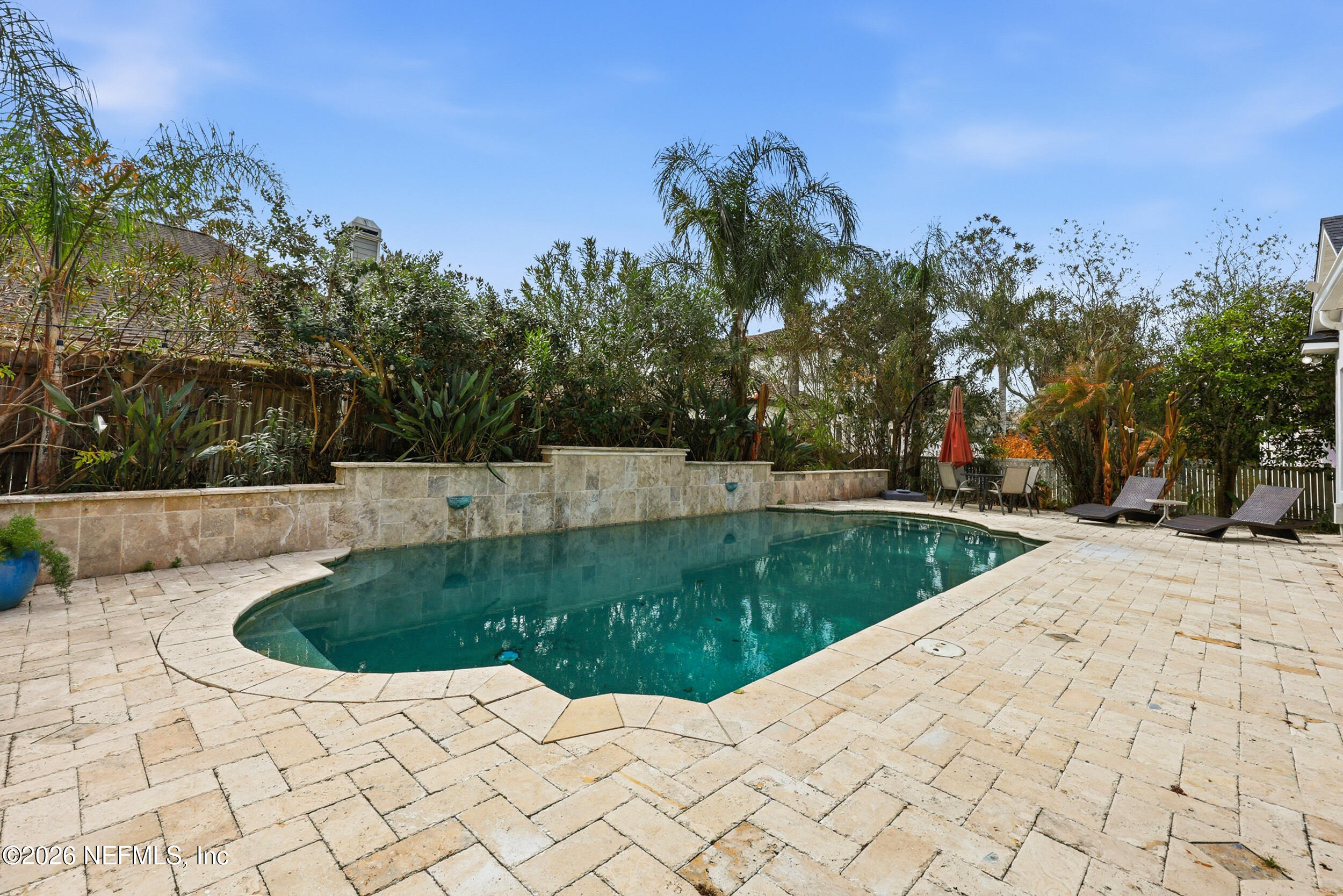 40 Tallwood Road Jacksonville Beach, FL 32250 - Photo 54 of 75 a view of outdoor space yard and swimming pool