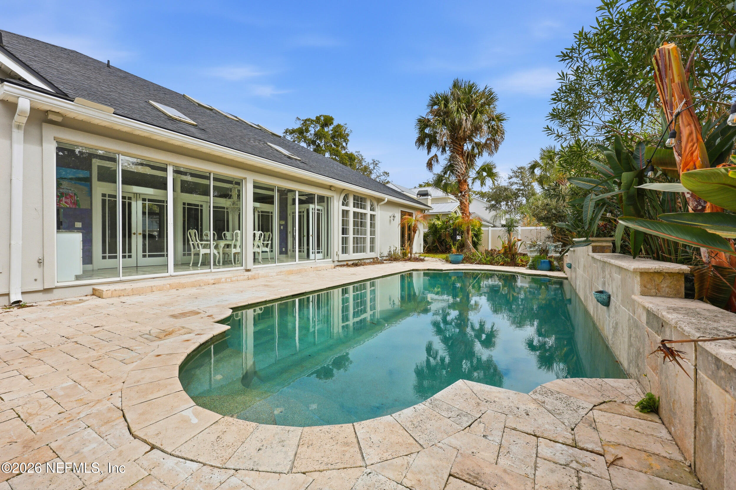 40 Tallwood Road Jacksonville Beach, FL 32250 - Photo 60 of 75 a view of a house with a wooden floor and a yard