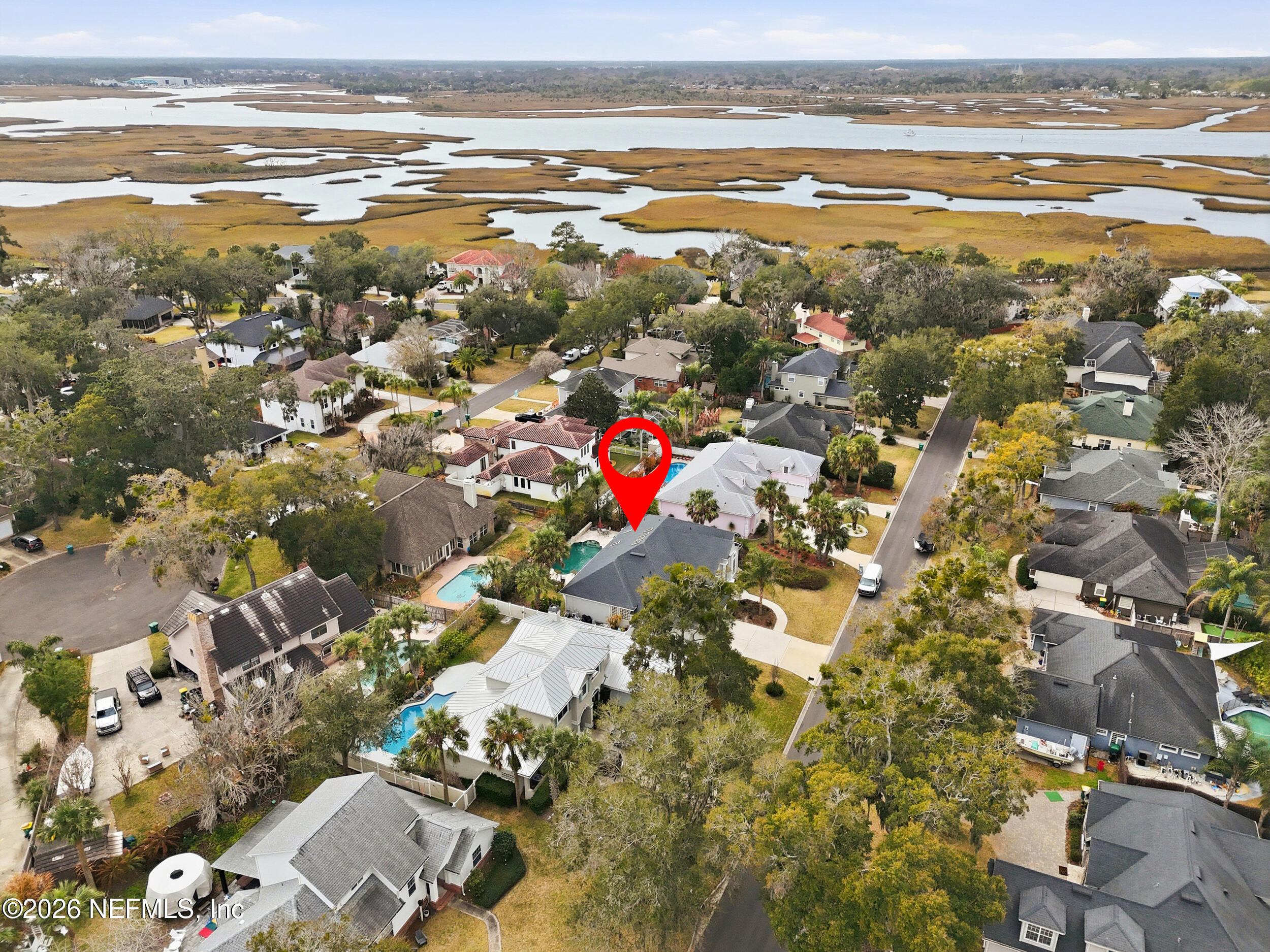 40 Tallwood Road Jacksonville Beach, FL 32250 - Photo 74 of 75 a view of an ocean and beach