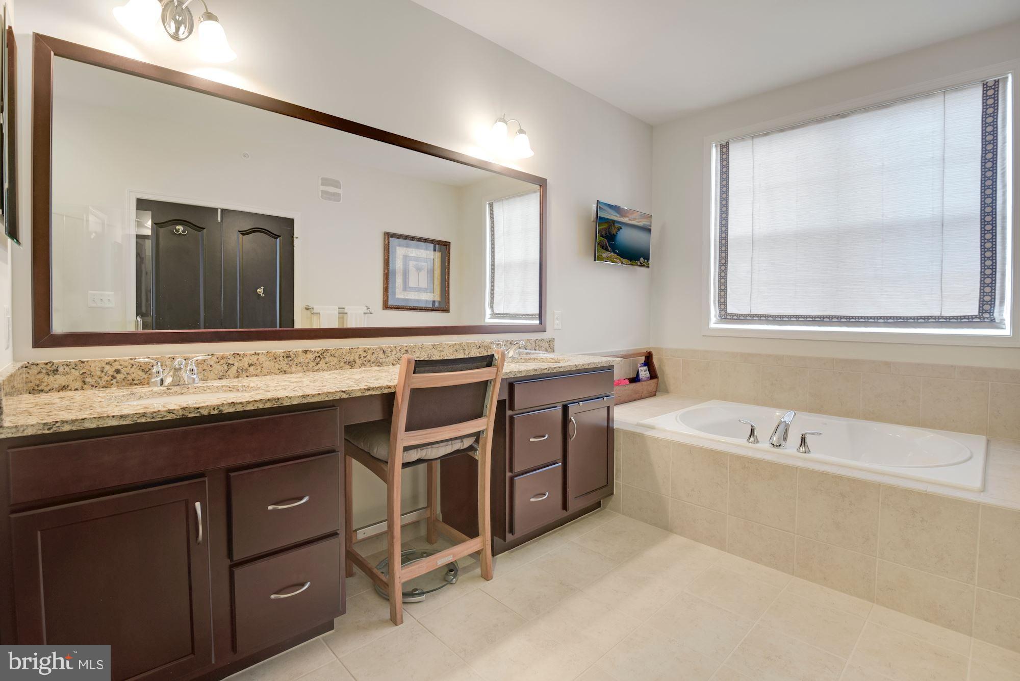 23483 Logans Ridge Terrace Ashburn, VA 20148 - Photo 22 of 33 Soaking Tub and Separate Shower