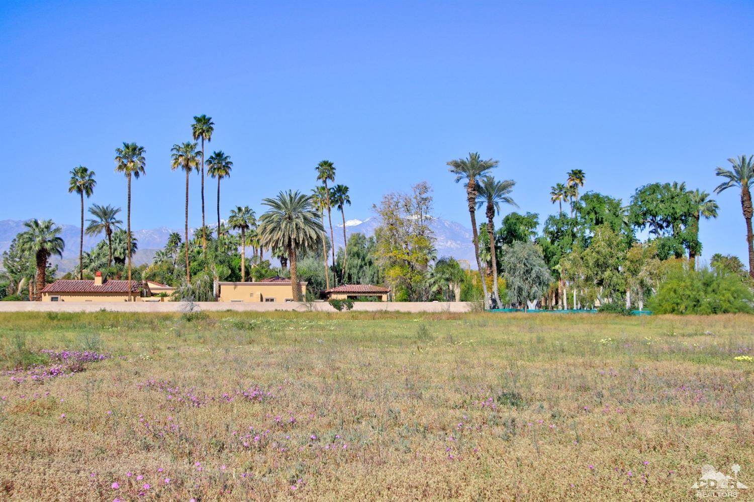 0 Thompson Road Rancho Mirage, CA 92270 - Photo 5 of 18 a view of a yard in front of the house
