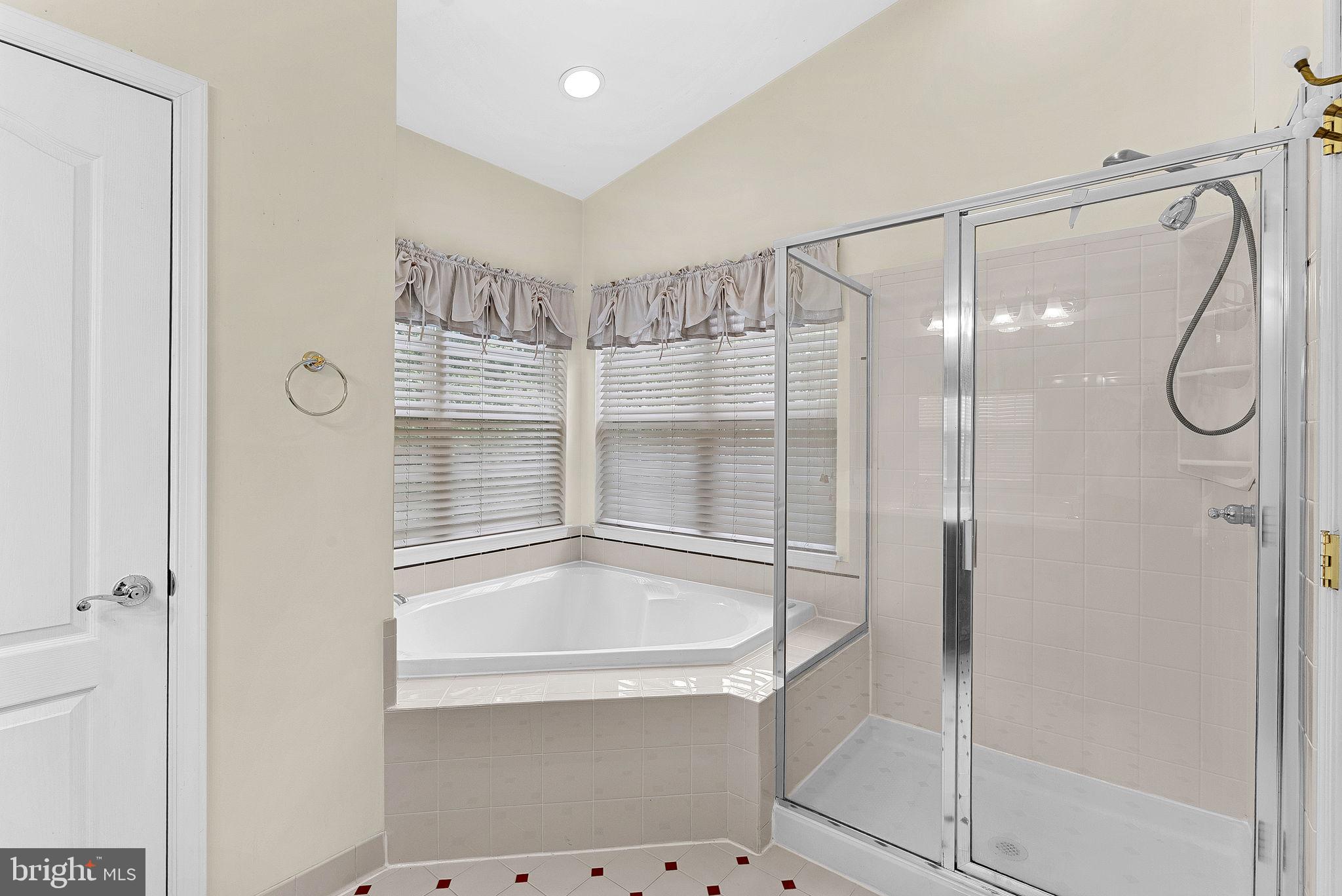 13574 Big Boulder Road Herndon, VA 20171 - Photo 34 of 45 a bathroom with a glass shower door and a sink