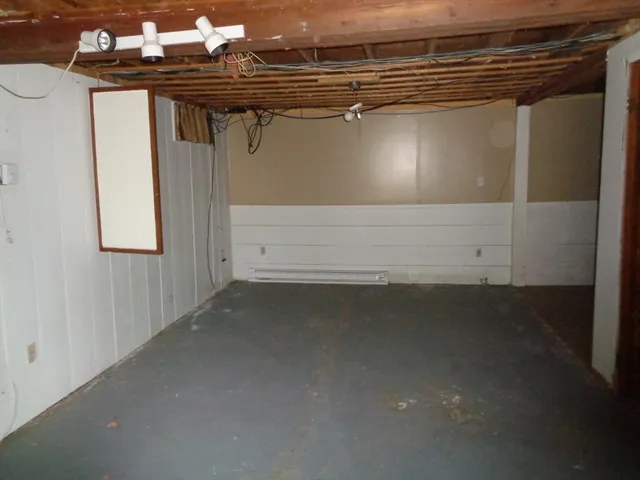 a view of basement