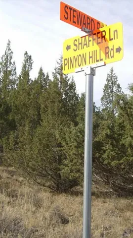 a sign broad in the road