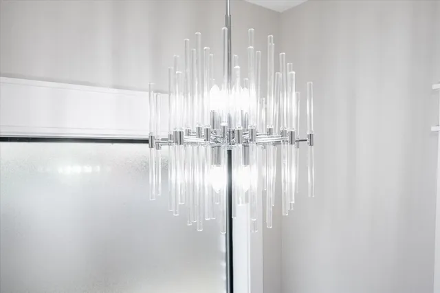 a view of a bathtub in a bathroom