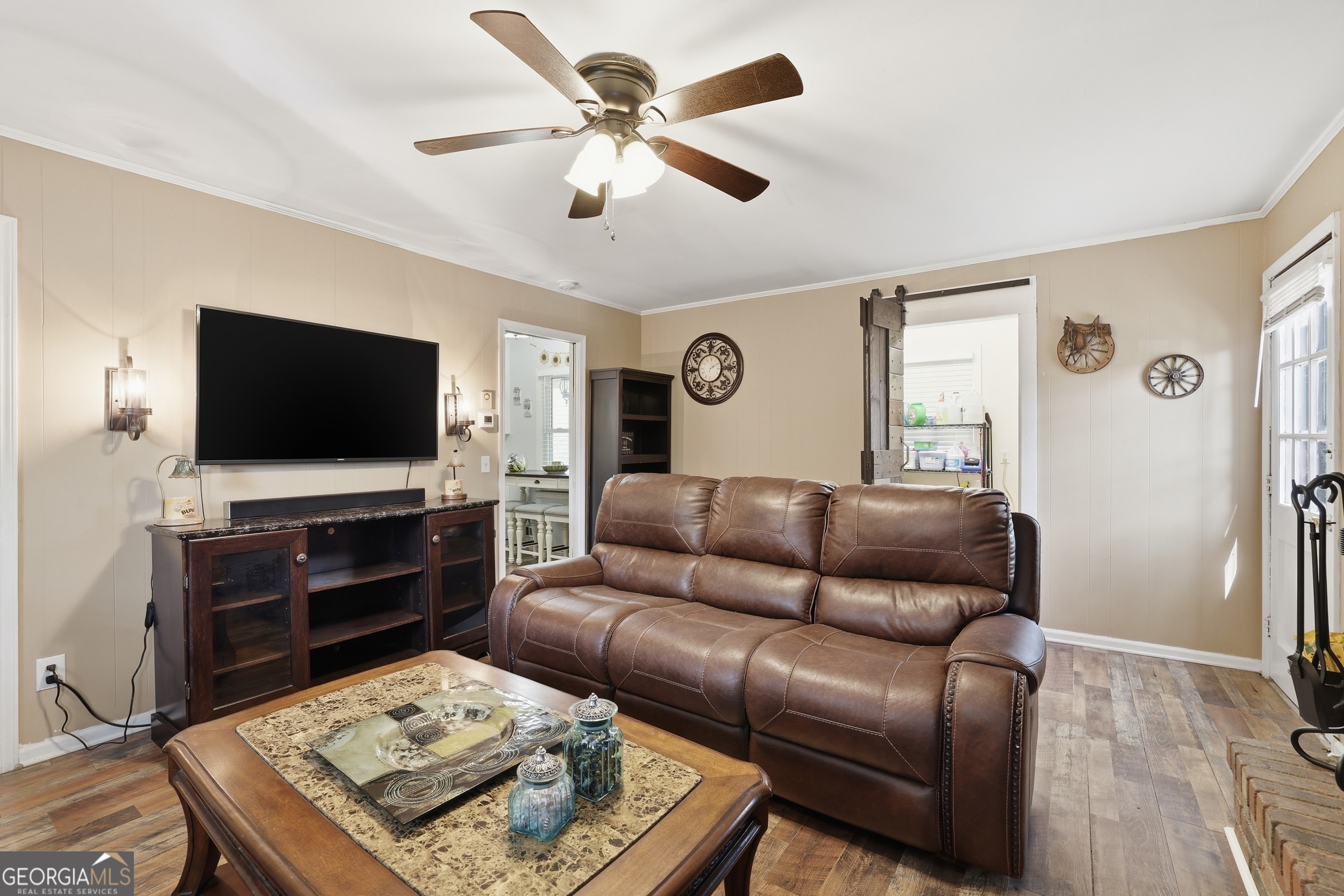 326 Remsdale Road Toccoa, GA 30577 - Photo 13 of 37 a living room with furniture and a flat screen tv