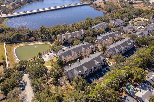a view of a street with a building in the background