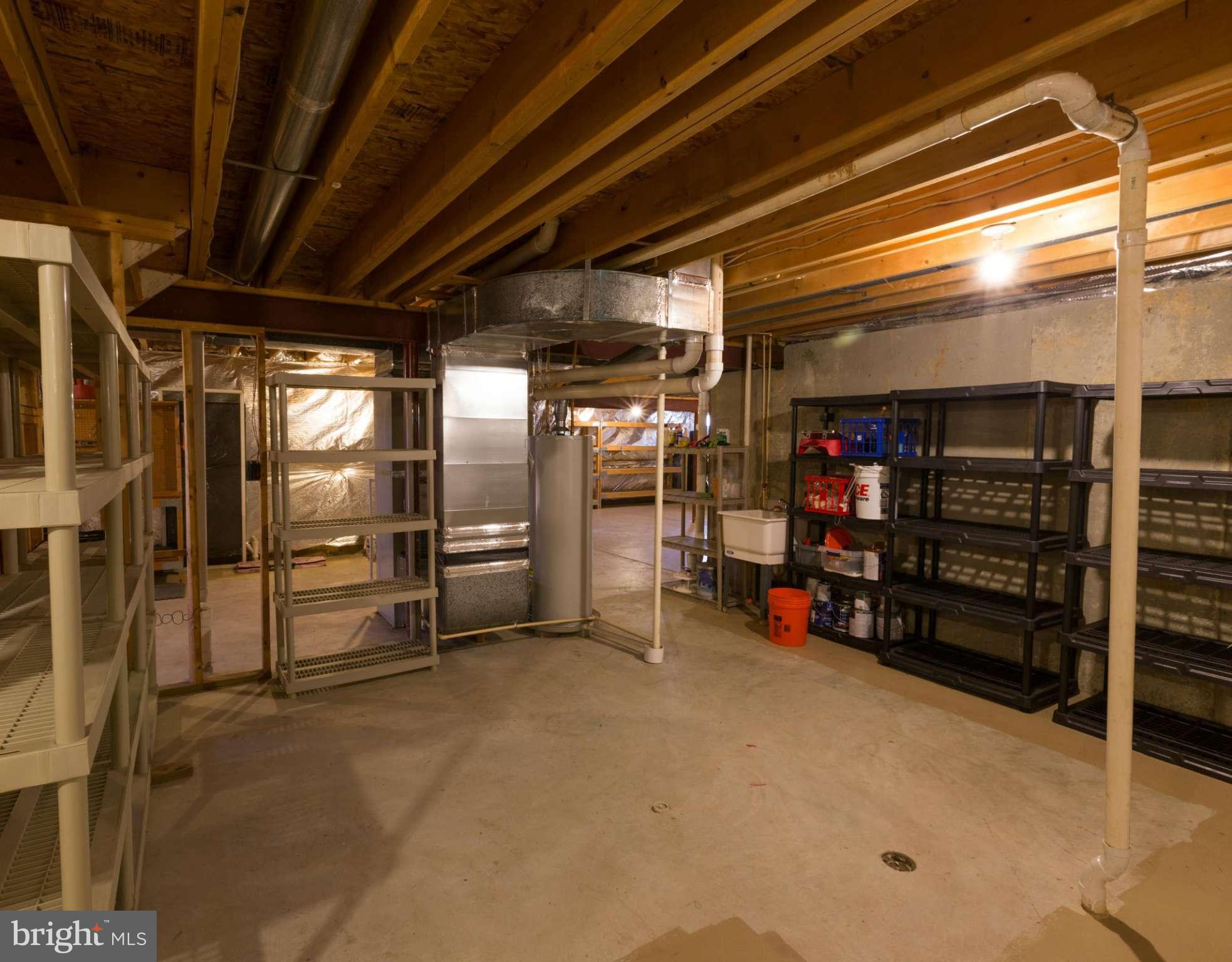 3913 Schroeder Avenue Perry Hall, MD 21128 - Photo 24 of 29 Large Unfinished Basement