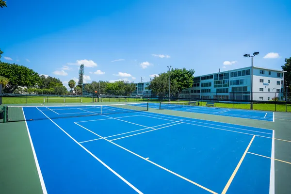 a view of a basketball court