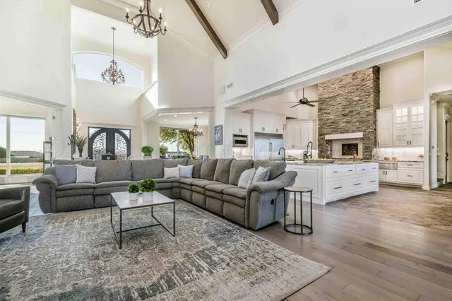a kitchen with stove top oven and stove