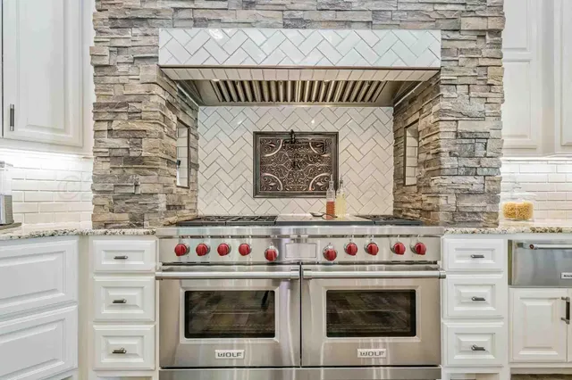 a view of a livingroom with furniture and front door