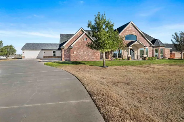 a view of a house with a large windows