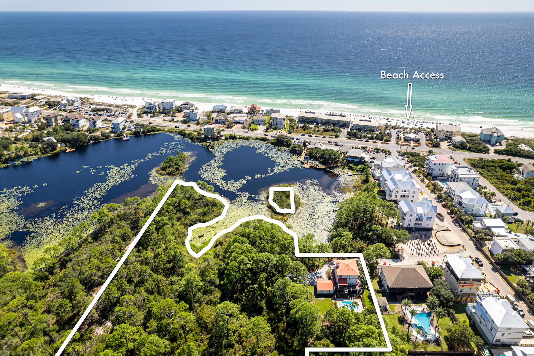 108 Woodward Drive Santa Rosa Beach, FL 32459 - Photo 61 of 68 Public Beach Access Proximity