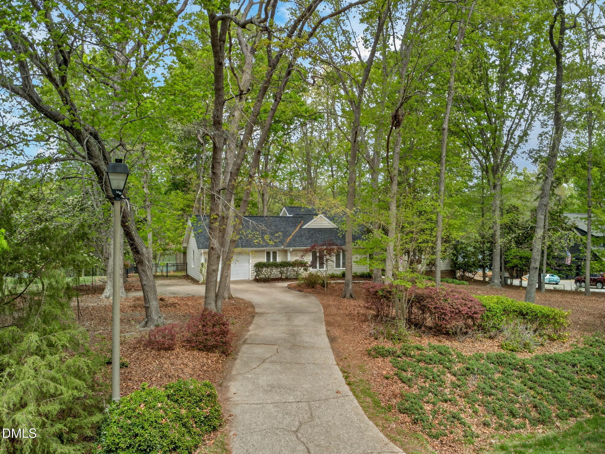 11617 Coachmans Way Raleigh, NC 27614 - Photo 5 of 79 The property is set well back from the street on an acre lot.
