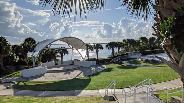 a view of a city with tall buildings