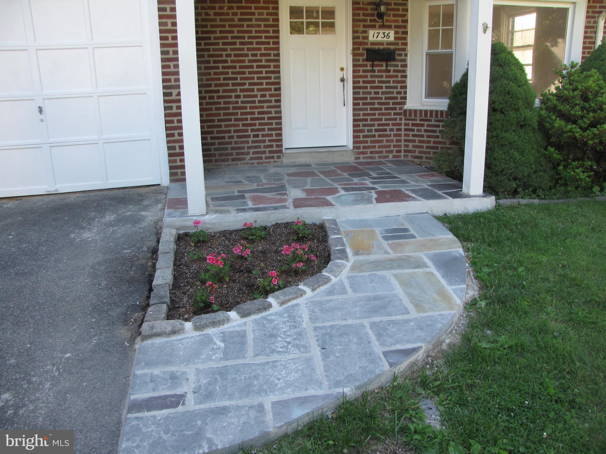 1736 Earlington Road Havertown, PA 19083 - Photo 5 of 32 New walkway and porch flagstone