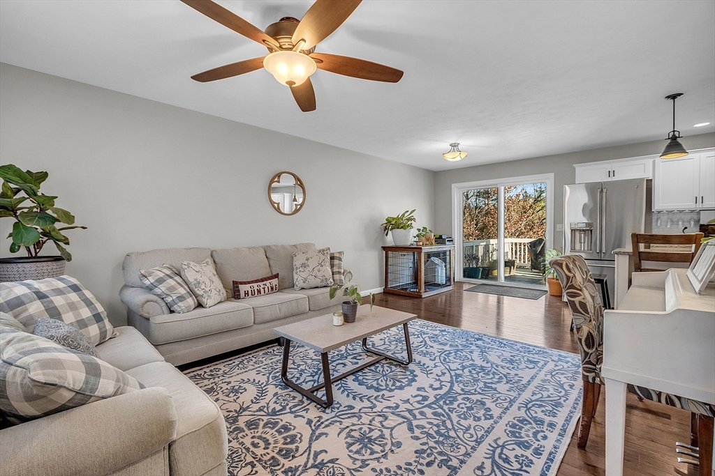 261 Bean Porridge Hill Road Westminster, MA 01473 - Photo 12 of 33 a living room with furniture and a large window