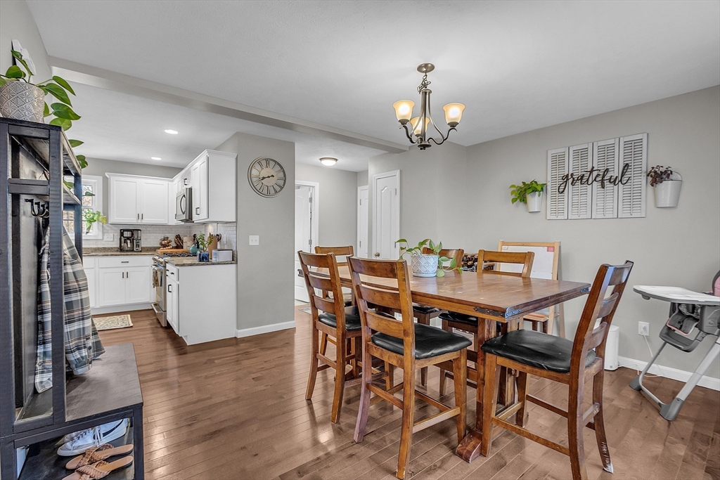 261 Bean Porridge Hill Road Westminster, MA 01473 - Photo 27 of 33 a view of a dining room with furniture and wooden floor