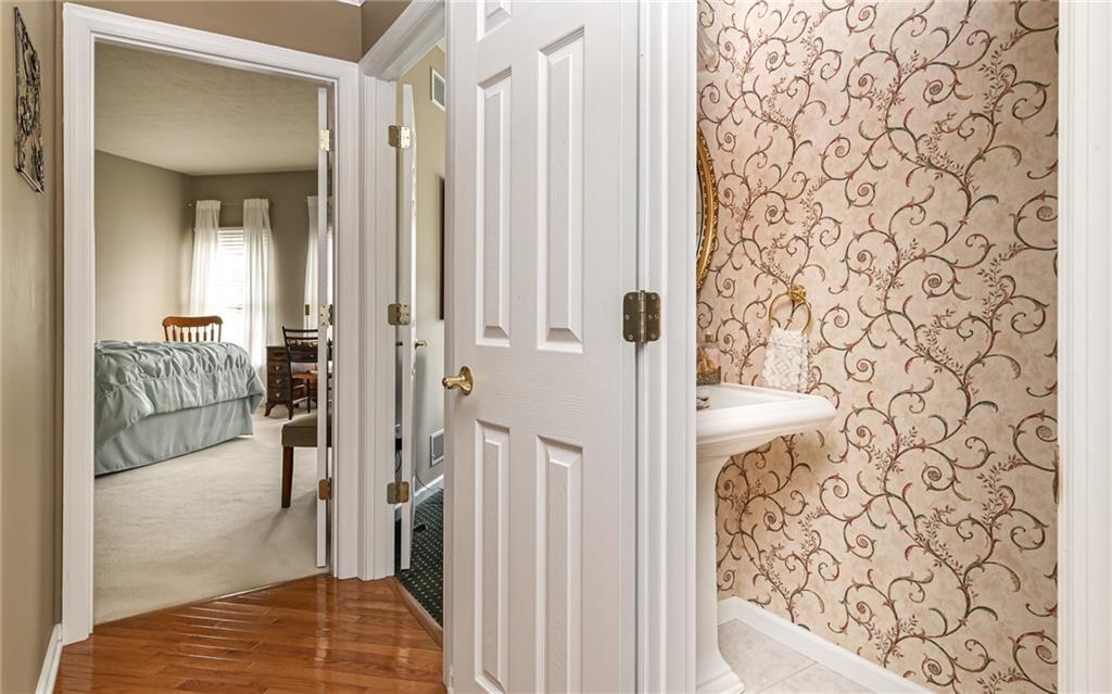 216 Sycamore Drive Seven Fields, PA 16046 - Photo 12 of 25 a bathroom with a shower and a sink