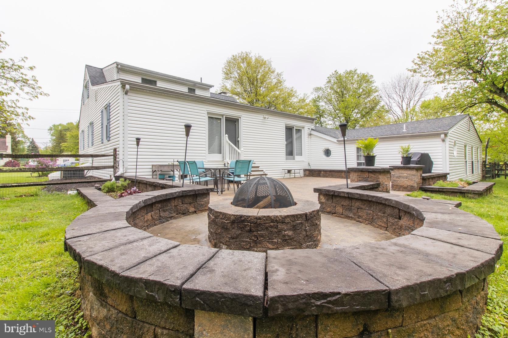 2112 Longview Road Warrington, PA 18976 - Photo 69 of 79 Firepit with surround seating.