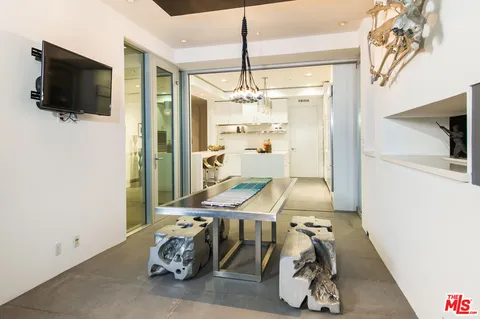 a room with musical instruments