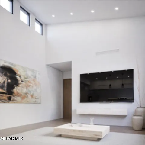 a living room with a couch