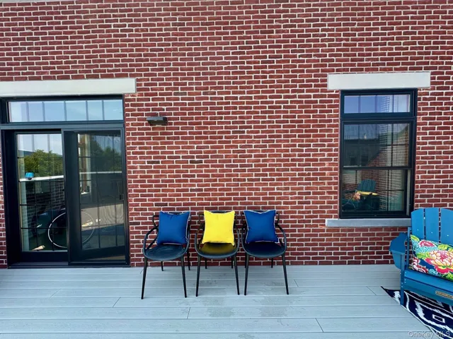 a white house with wooden floor