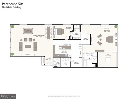 a picture of a bench in front of gate