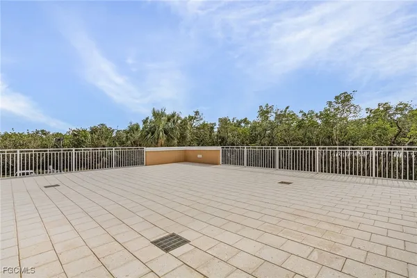 a view of a building with a outdoor space