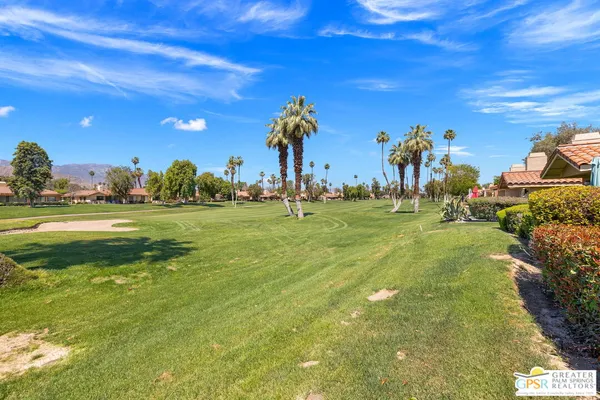 a view of a golf course