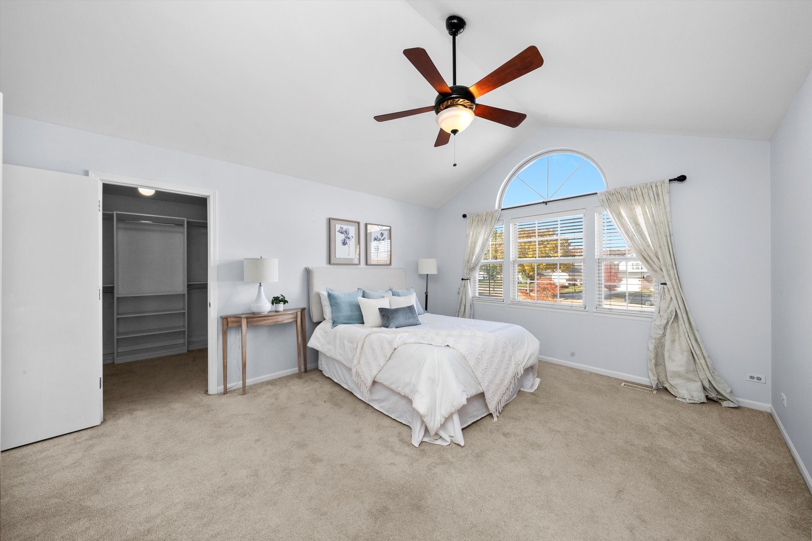 167 Forestview Court Aurora, IL 60502 - Photo 19 of 48 a bed room with a bed and a window