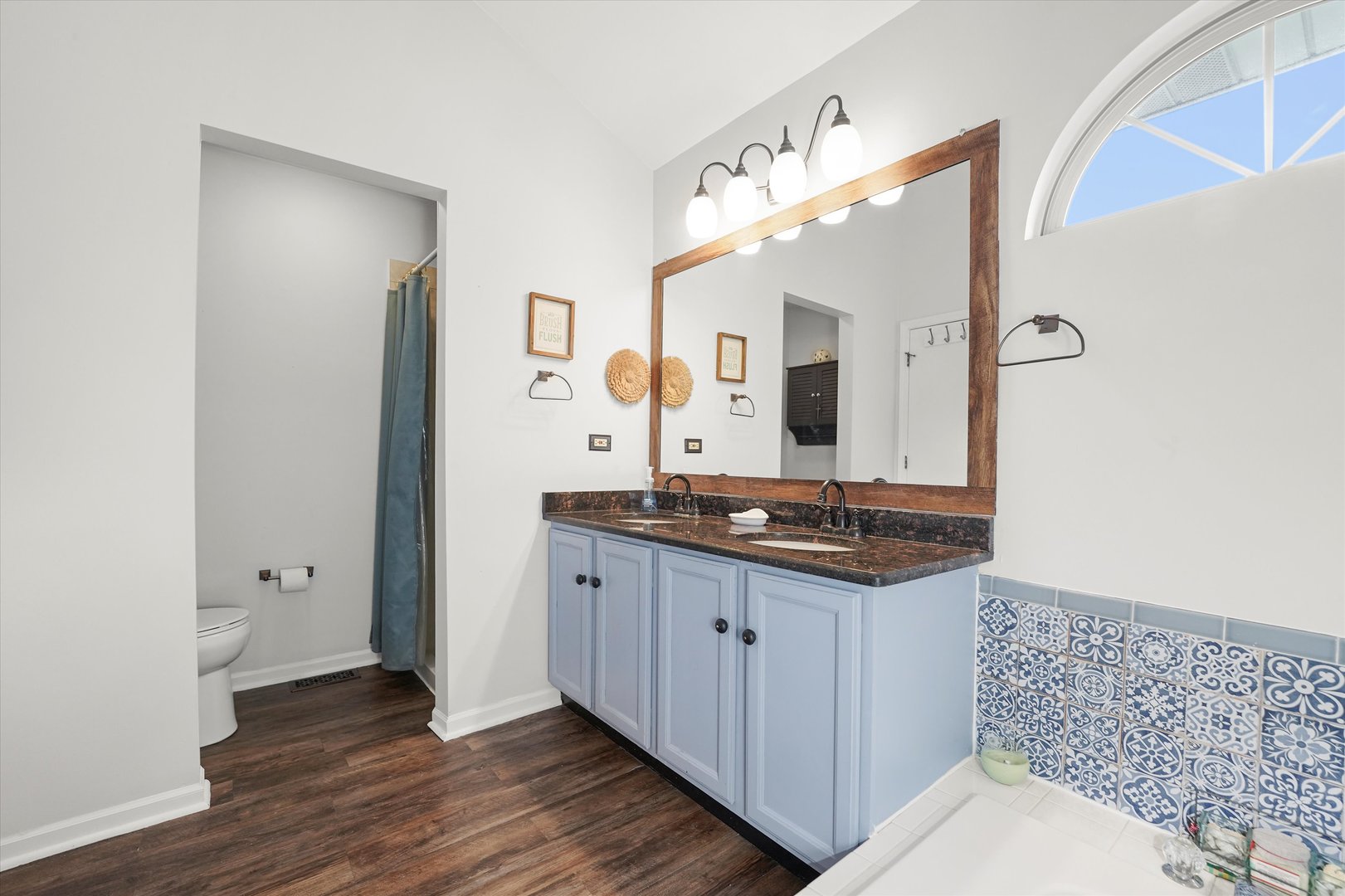 167 Forestview Court Aurora, IL 60502 - Photo 22 of 48 a bathroom with a sink a mirror and a toilet