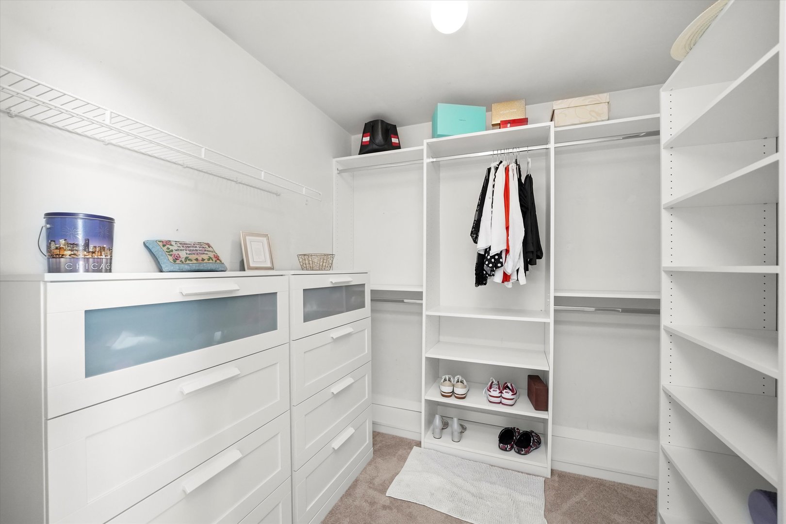 167 Forestview Court Aurora, IL 60502 - Photo 23 of 48 a view of kitchen with white cabinets and refrigerator