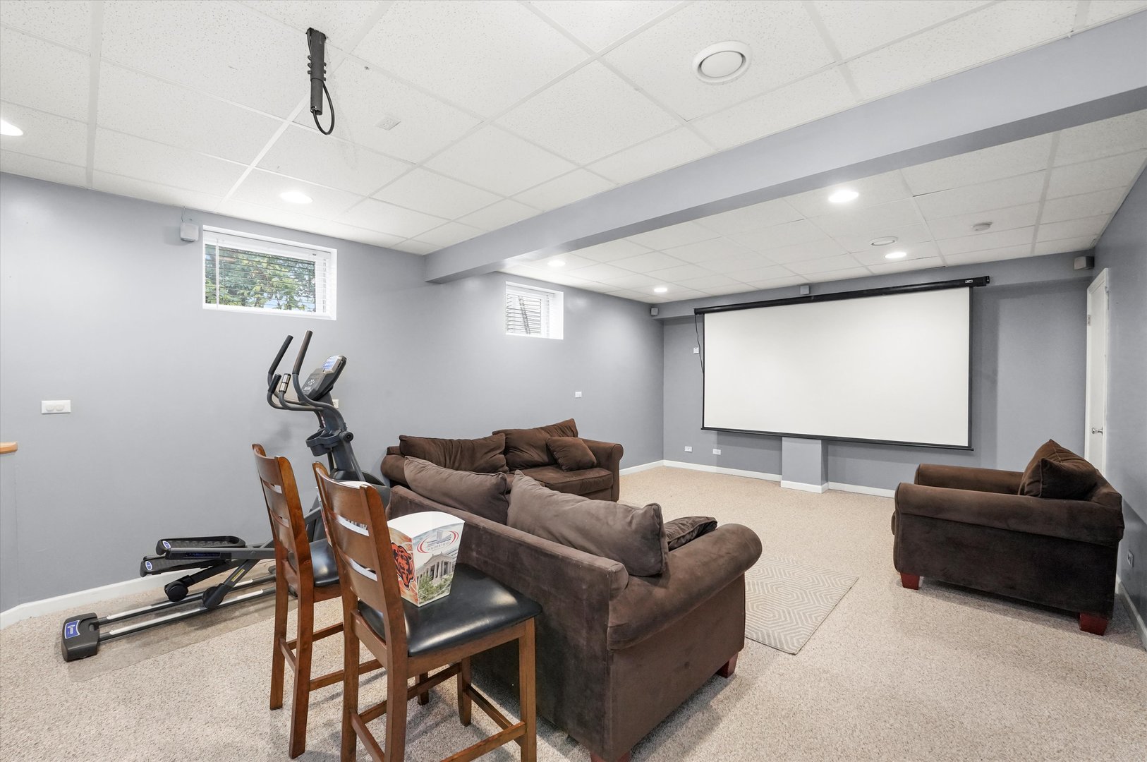 167 Forestview Court Aurora, IL 60502 - Photo 30 of 48 a projector room with furniture