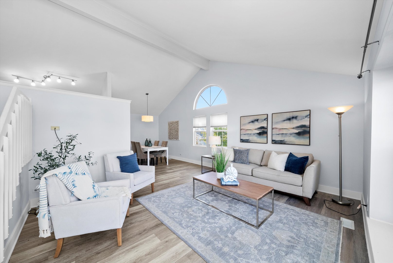 167 Forestview Court Aurora, IL 60502 - Photo 3 of 48 a living room with furniture or couch and a large window