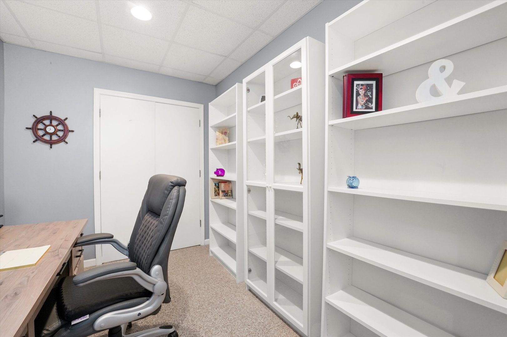 167 Forestview Court Aurora, IL 60502 - Photo 32 of 48 a view of a workspace with furniture and cabinet